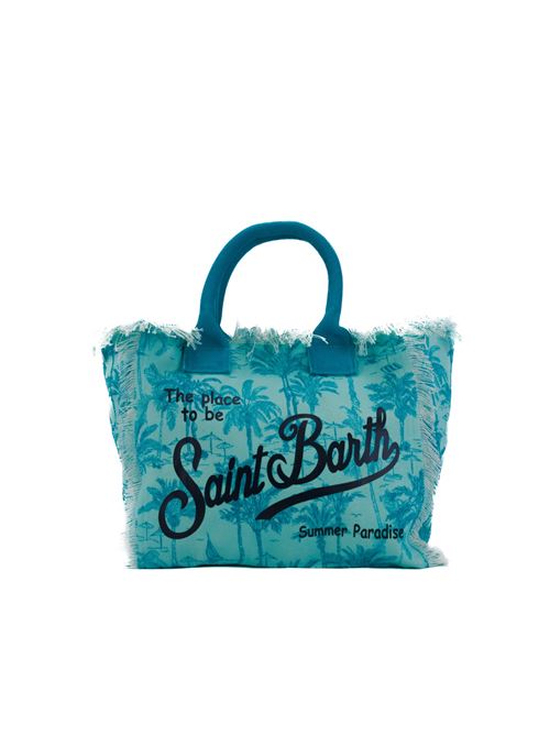 Borsa Vanity Saint Beach in canvas Azzurro Mc2 Saint Barth | VANITY01176F SAINT BEACH 5658
